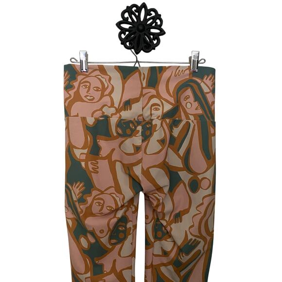 Anthropologie Dazey LA Legging Ani Figures Artsy Abstract Printed High Rise - Picture 6 of 11